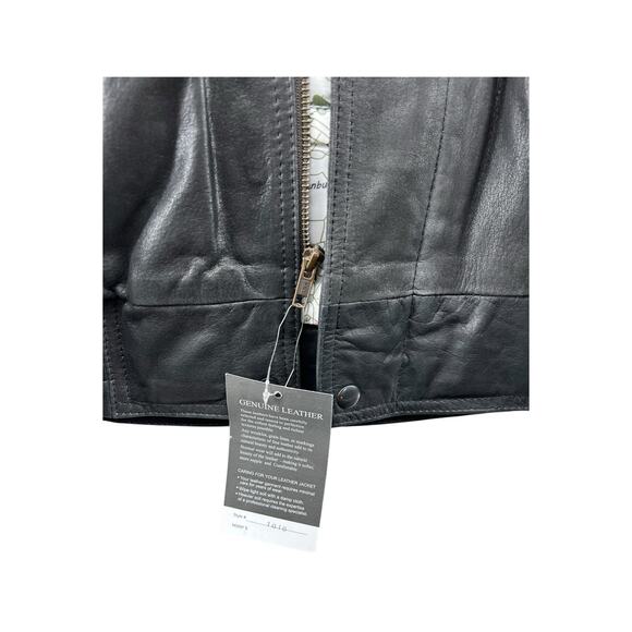 Burk’s Bay FedEx Freight Leather Jacket 2XL President Safety Team Black Coat - Picture 5 of 7
